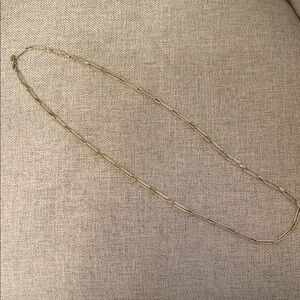 Ann Taylor Link Necklace on Gold